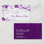 Pflaumeneleganz Visitenkarte (Vorne/Hinten)