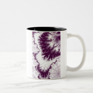 Pflaumenfeder-Star-Tasse Zweifarbige Tasse