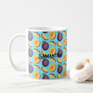 Pflaumenfrucht Kaffeetasse