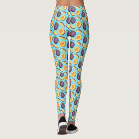 Pflaumenfrucht Leggings (Rückseite)