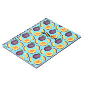 Pflaumenfrucht Notizblock (Linke Seite)