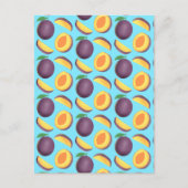 Pflaumenfrucht Postkarte (Vorderseite)