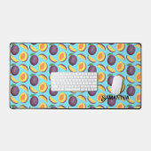 Pflaumenfrucht Schreibtischunterlage (Tastatur & Maus)