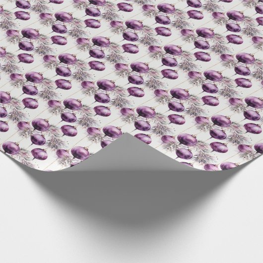 Pflaumenfusion: Eine Fusion von Lila und Gold Geschenkpapier (Ecke)