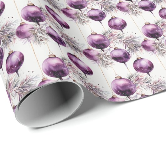 Pflaumenfusion: Eine Fusion von Lila und Gold Geschenkpapier (Rolleneckpunkt)