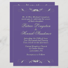 Pflaumenhochzeit Einladung