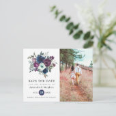 Pflaumenhochzeit Postkarte (Stehend Vorderseite)