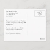 Pflaumenhochzeit Postkarte (Rückseite)