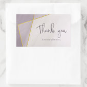 Pflaumenhochzeit Rechteckiger Aufkleber (Tasche)