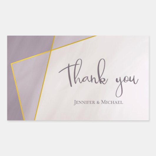 Pflaumenhochzeit Rechteckiger Aufkleber (Vorderseite)