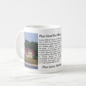 Pflaumeninsel Hellmatte Kaffeetasse (Vorderseite Links)