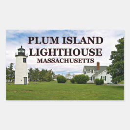Pflaumeninsel Leuchtturm, Massachusetts Stickers