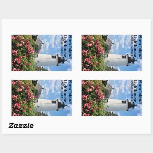 Pflaumeninsel Leuchtturm, Massachusetts Stickers (Blatt)