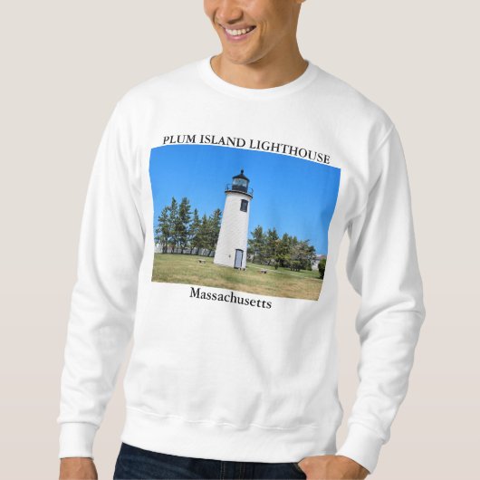 Pflaumeninsel Leuchtturm, Massachusetts Sweatshirt (Vorderseite)