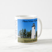 Pflaumeninsel Leuchtturm, Tasse Massachusetts (VorderseiteRechts)