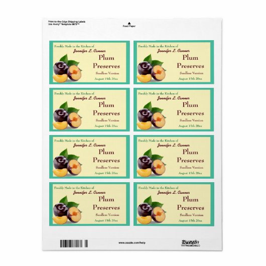 Pflaumenkonfitüre oder Preserve II (Vorne)