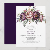 Pflaumenkoppler Einladung (Vorne/Hinten)