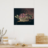 Pflaumenkörbe Poster (Küche)