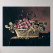 Pflaumenkörbe Poster (Vorne)
