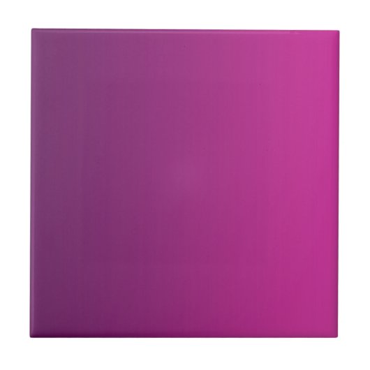 Pflaumenleidenschaft - Gradient Plum Magenta Keram Fliese (Vorderseite)