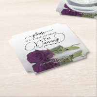 PflaumenLila Glam-Rose Nimm meine Trinkehe nicht m