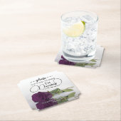 PflaumenLila Glam-Rose Nimm meine Trinkehe nicht m Untersetzer (Vor Ort)