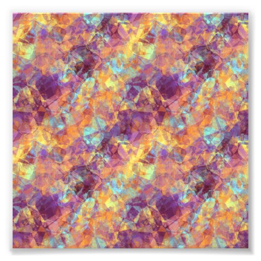 PflaumenLila Krummstoff Fotodruck (Vorne)