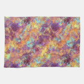 PflaumenLila Krummstoff Geschirrtuch (Horizontal)