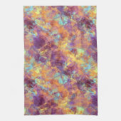 PflaumenLila Krummstoff Geschirrtuch (Vertikal)