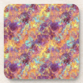 PflaumenLila Krummstoff Getränkeuntersetzer (Vorderseite)