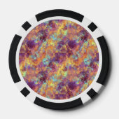 PflaumenLila Krummstoff Pokerchips (Rückseite)