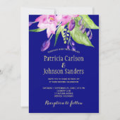 Pflaumenmarinade Hochzeitsfeier Einladung (Vorderseite)