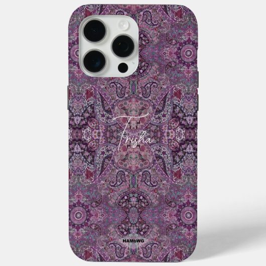 Pflaumenmuster Sinti und Roma Design Handy Case (Rückseite)