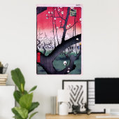 Pflaumenpark in Kameido Poster (Heimbüro)