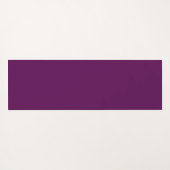 Pflaumenperfektion - Elegante Solid Pum - Yogamatte (Rückseite (Horizontal))