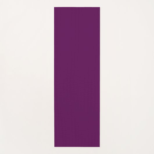 Pflaumenperfektion - Elegante Solid Pum - Yogamatte (Vorderseite)