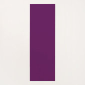 Pflaumenperfektion - Elegante Solid Pum - Yogamatte (Rückseite)