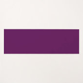 Pflaumenperfektion - Elegante Solid Pum - Yogamatte (Vorderseite (Horizontal))