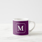 Pflaumenperfektion - Monogram Espresso Cup Espressotasse (Rechts)