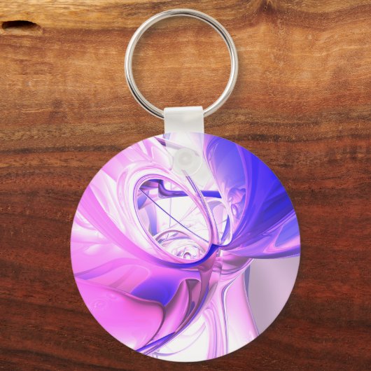 Pflaumensaft Abstrakter Schlüsselanhänger (Vorderseite)