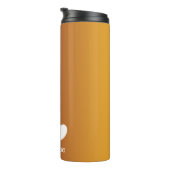 Pflaumensonnenschlauch mit Herzschlauch Thermosbecher (Nach rechts gedreht)