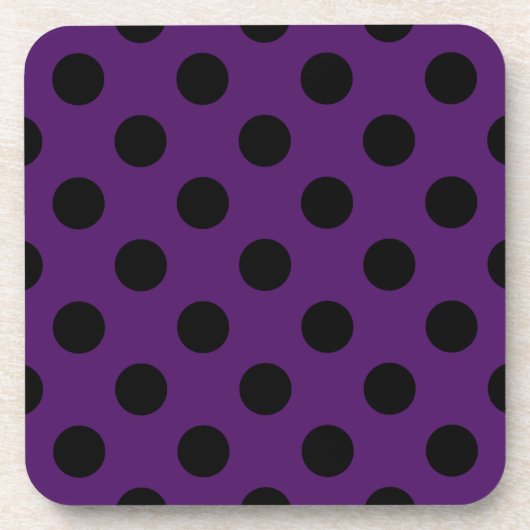 Pflaumenspalte lila getränkeuntersetzer (Vorderseite)