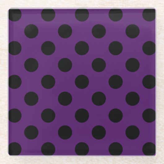 Pflaumenspalte lila glasuntersetzer (Vorderseite)