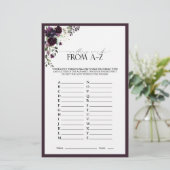 Pflaumenspiel Lila Brautparty (Stehend Vorderseite)