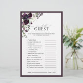 Pflaumenspiel Lila Brautparty (Stehend Vorderseite)