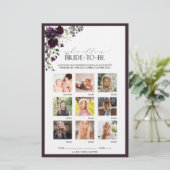 Pflaumenspiel Lila Brautparty (Stehend Vorderseite)