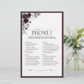 Pflaumenspiel Lila Brautparty (Stehend Vorderseite)