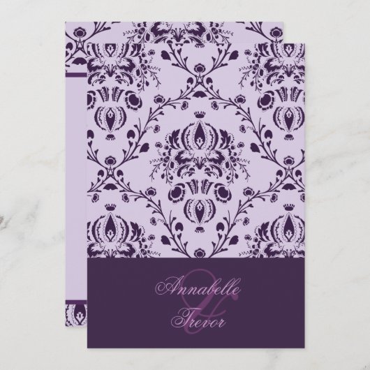 Pflaumenstauscher Einladung (Vorne/Hinten)