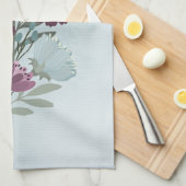 Pflaumensträucher aus asiatischem Blumenstrauß Geschirrtuch (Viertel Falte)