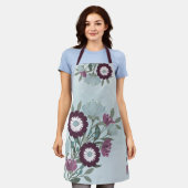 Pflaumensträucher aus asiatischem Blumenstrauß Schürze (Getragen)